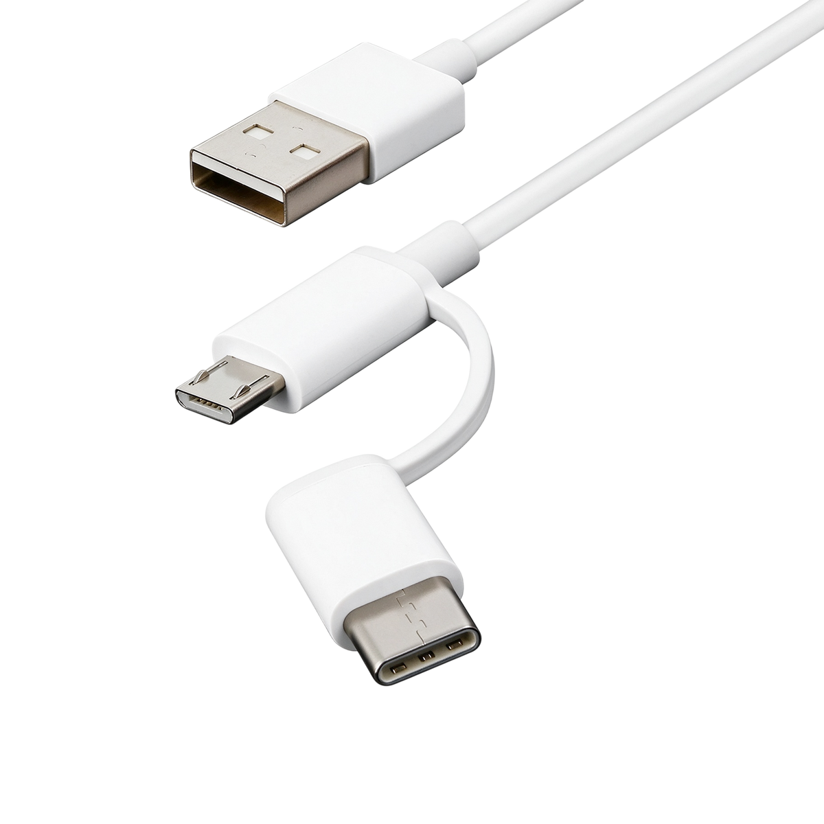 Mi 2-i-1 USB-kabel (Micro USB til Type C)