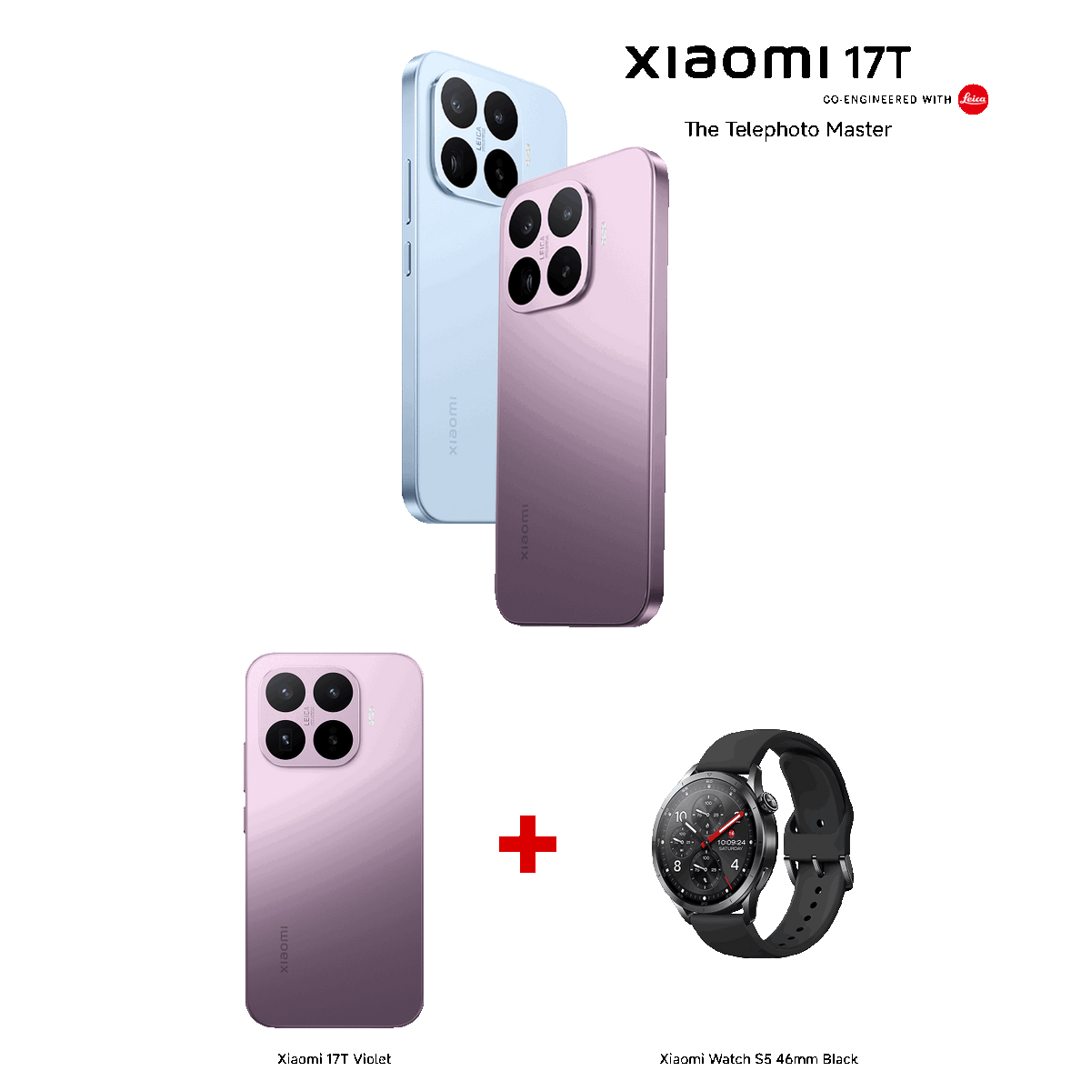 Xiaomi 17T 12GB RAM 256GB ROM + Watch S5 Bundle