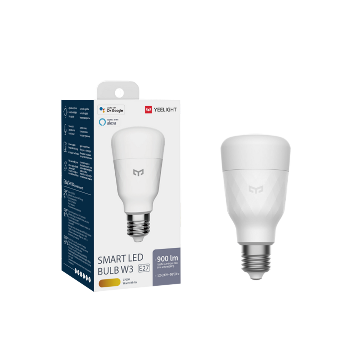 Yeelight LED Smart-pære W3 (hvit)
