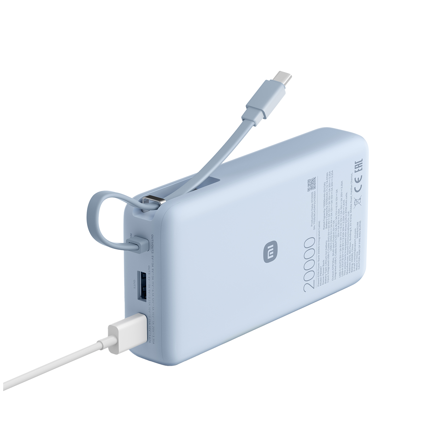 Xiaomi 67W Power Bank 20000 (integrert kabel)