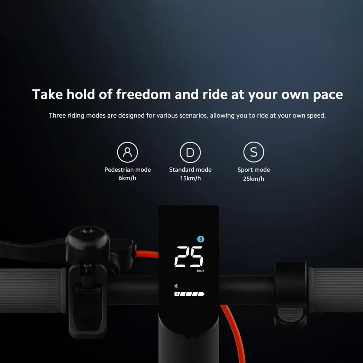 Xiaomi Electric Scooter 4 Lite (2. generasjon) NE Rekkevidde: 25 km