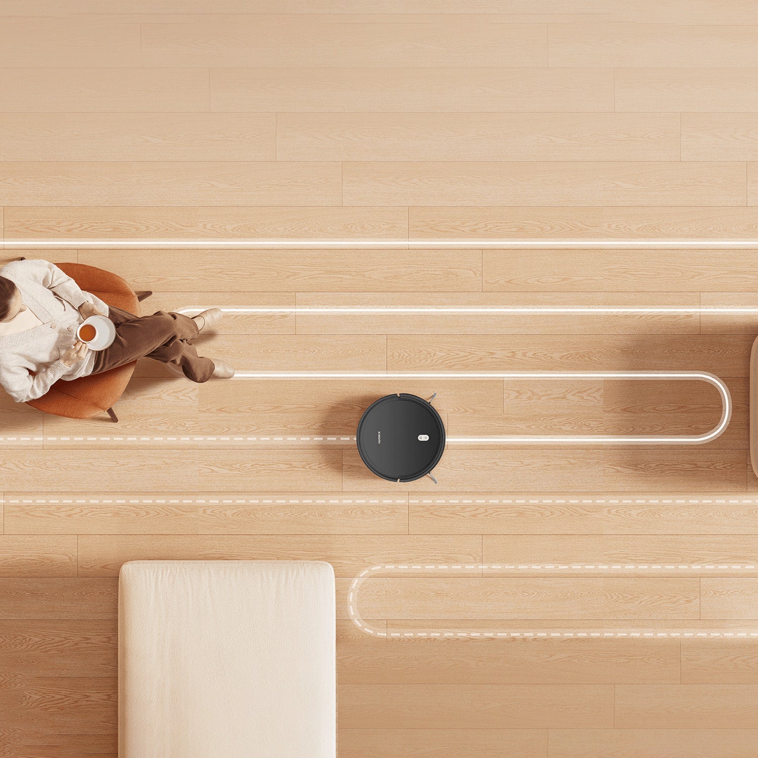Xiaomi robotstøvsuger E5 (svart) EU