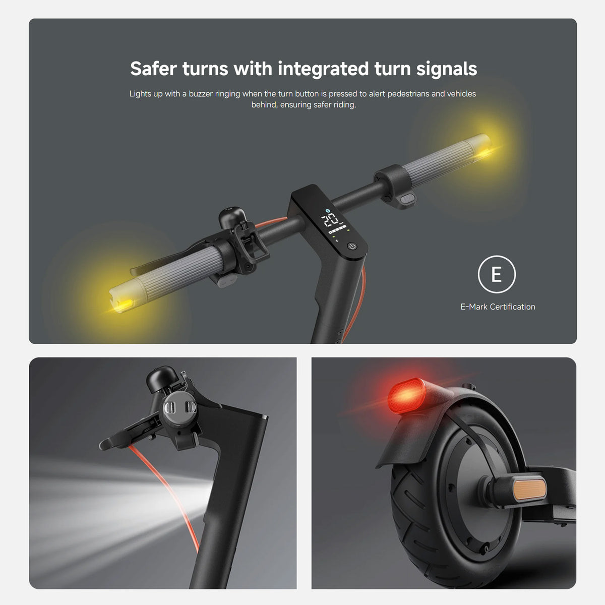 Xiaomi elektrisk scooter 5 Rekkevidde: 60 km