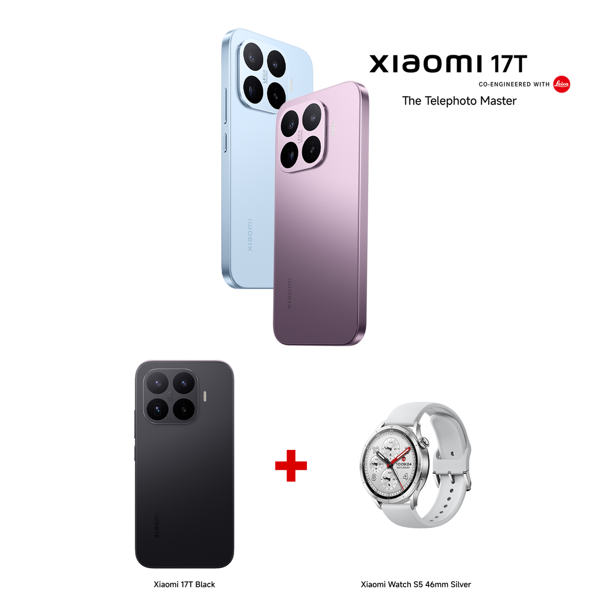 Xiaomi 17T 12GB RAM 256GB ROM + Watch S5 Bundle