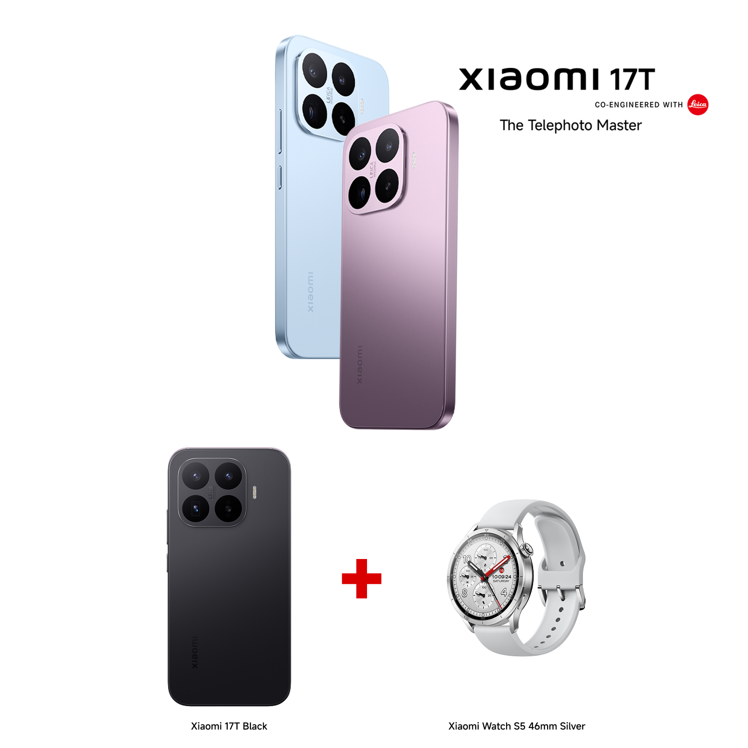 Xiaomi 17T 12GB RAM 256GB ROM + Watch S5 Bundle