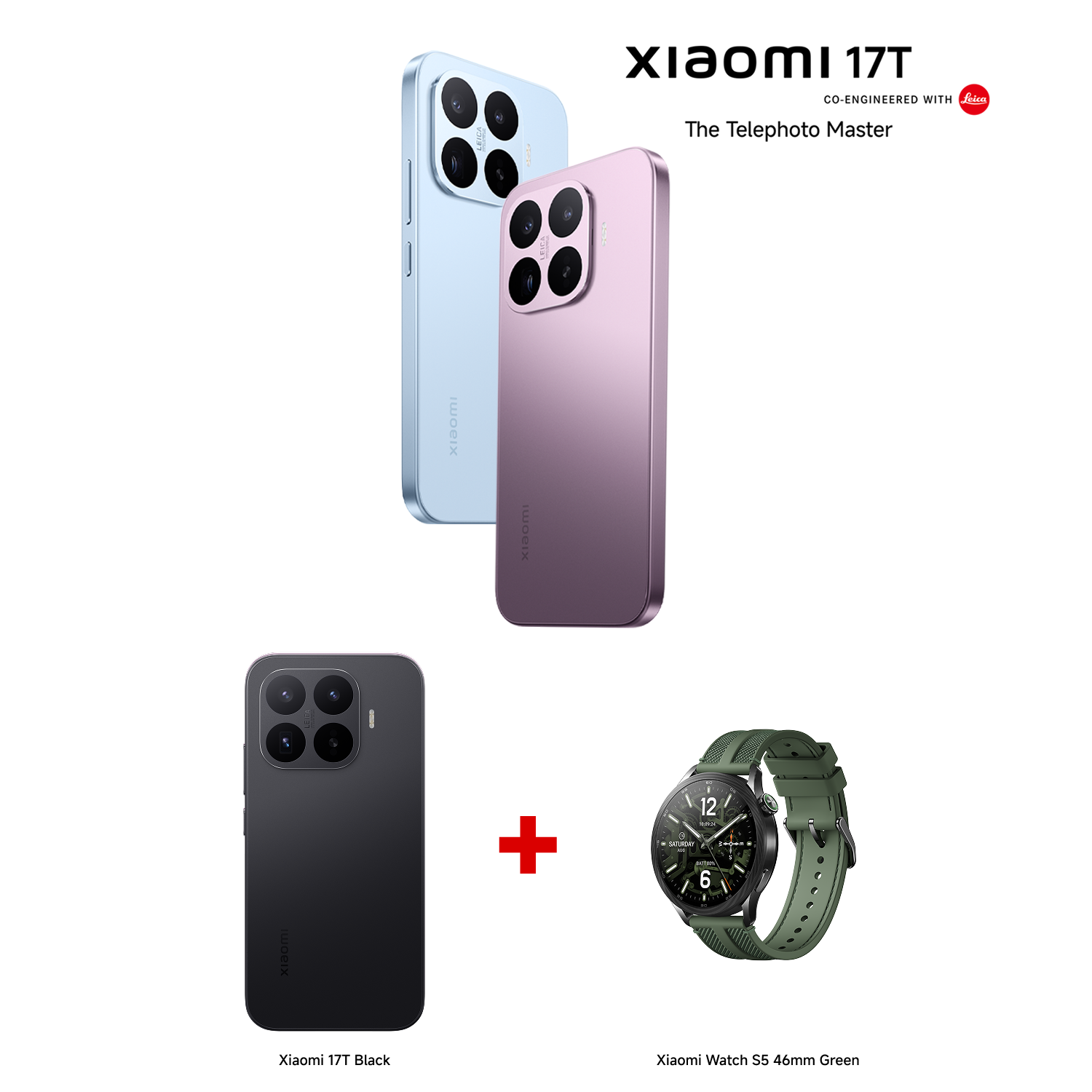 Xiaomi 17T 12GB RAM 256GB ROM + Watch S5 Bundle