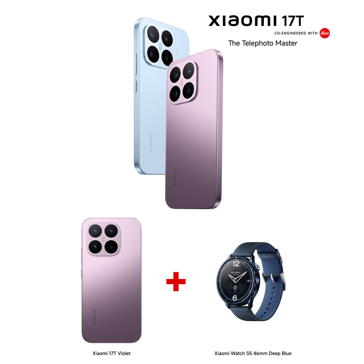 Xiaomi 17T 12GB RAM 256GB ROM + Watch S5 Bundle