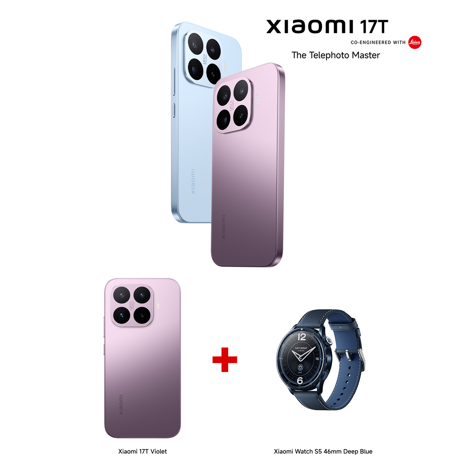 Xiaomi 17T 12GB RAM 256GB ROM + Watch S5 Bundle