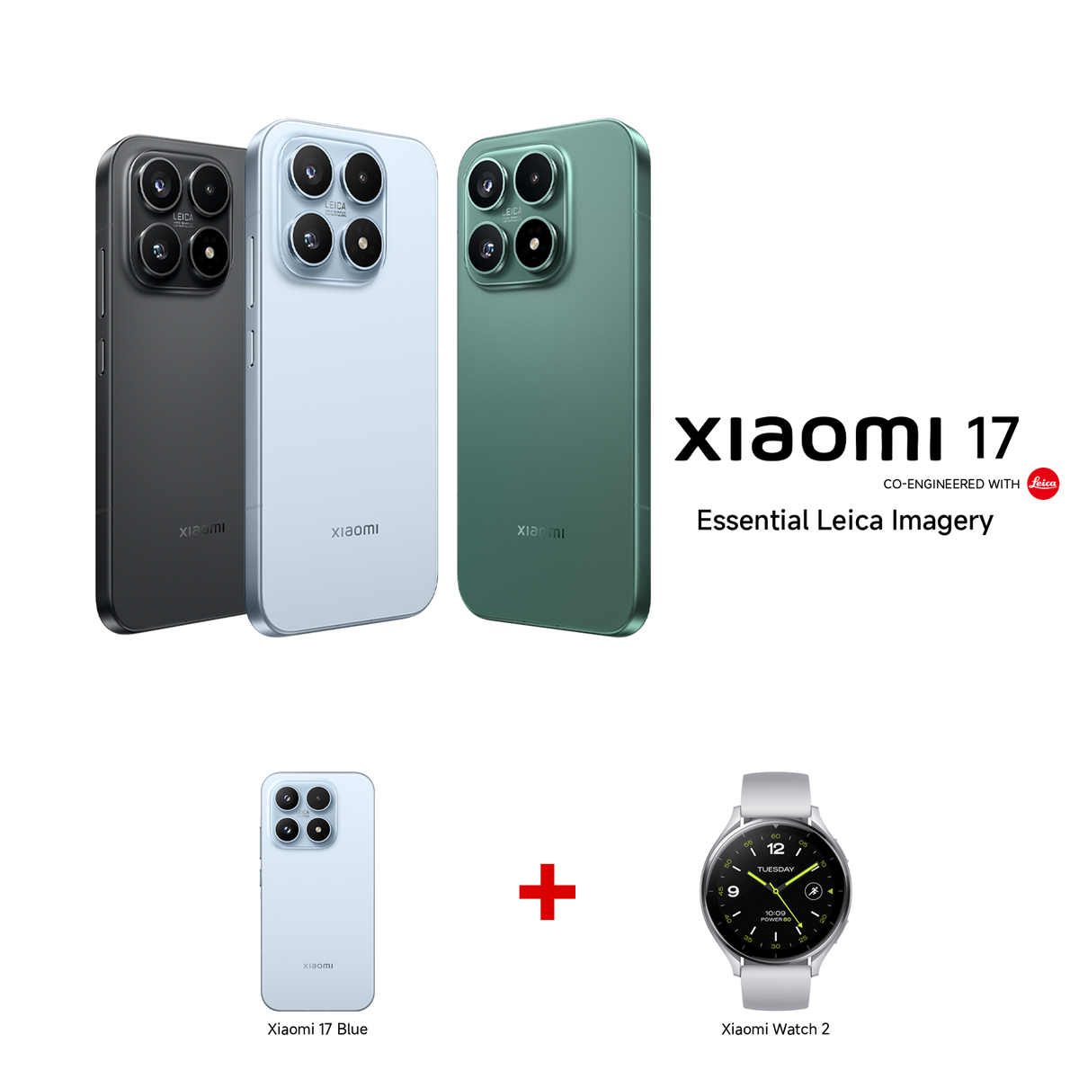 Xiaomi 17 5G 12GB RAM 512GB ROM+ Watch 2 Bundle