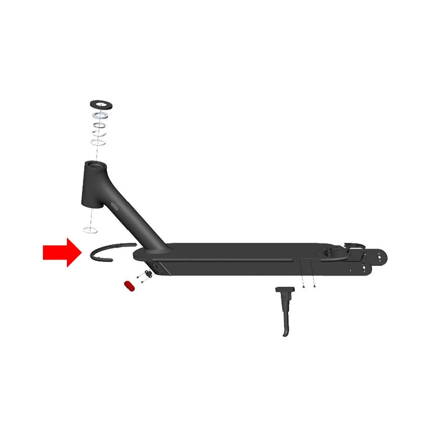 ELECTRIC SCOOTER FRONT BUMPER STRIP