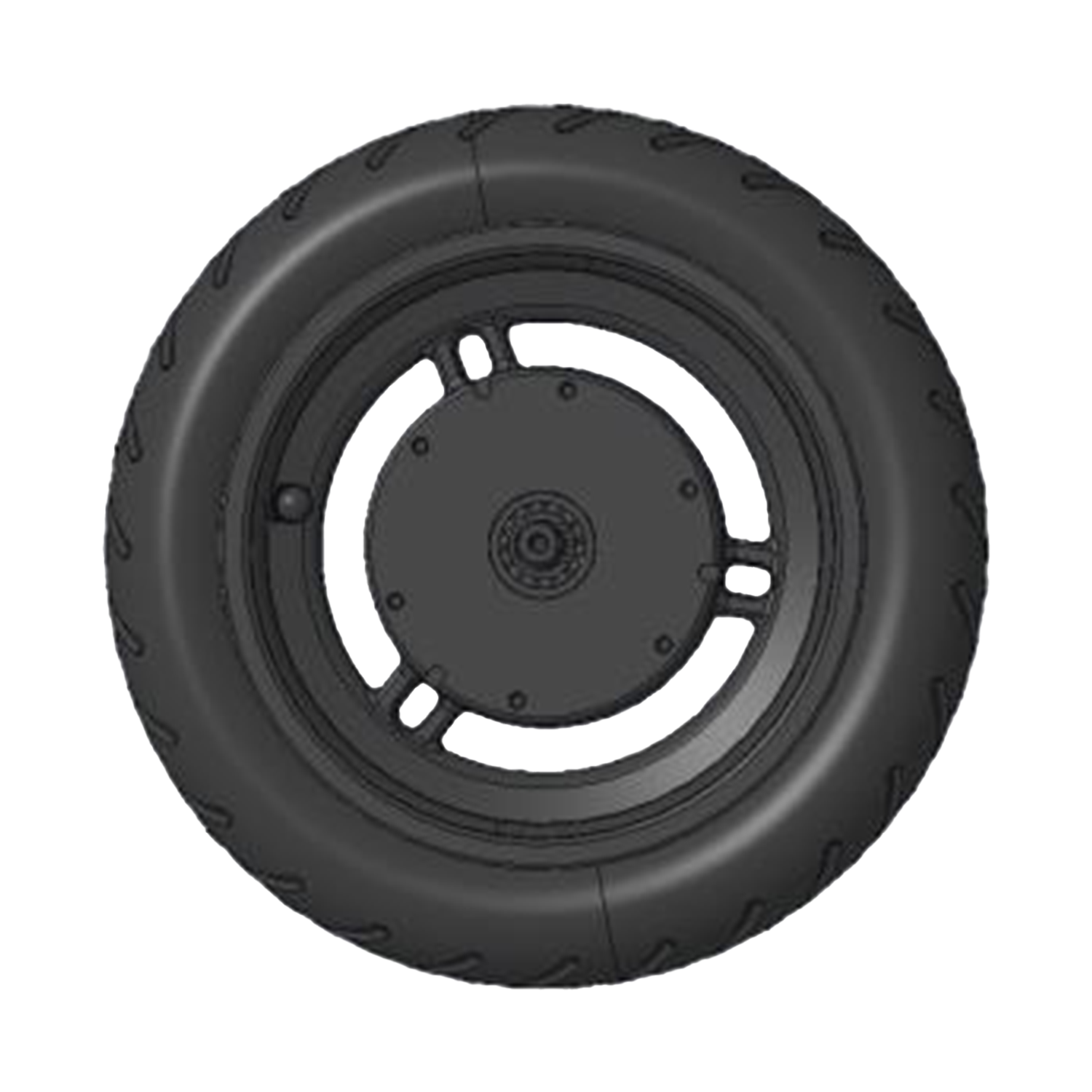 Elektrisk sparkesykkel bakhjul-svart