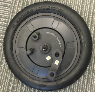 Elektrisk scooter trommelbrems - svart