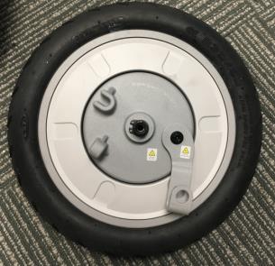 Trommelbrems for elektrisk sparkesykkel - hvit