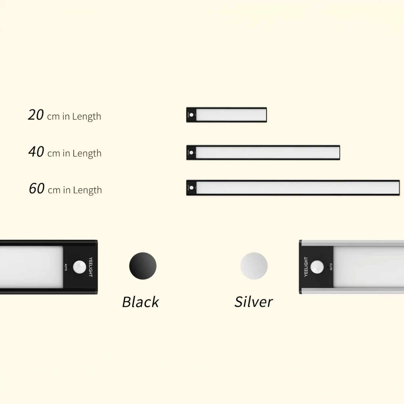 Yeelight bevegelsessensor skapbelysning