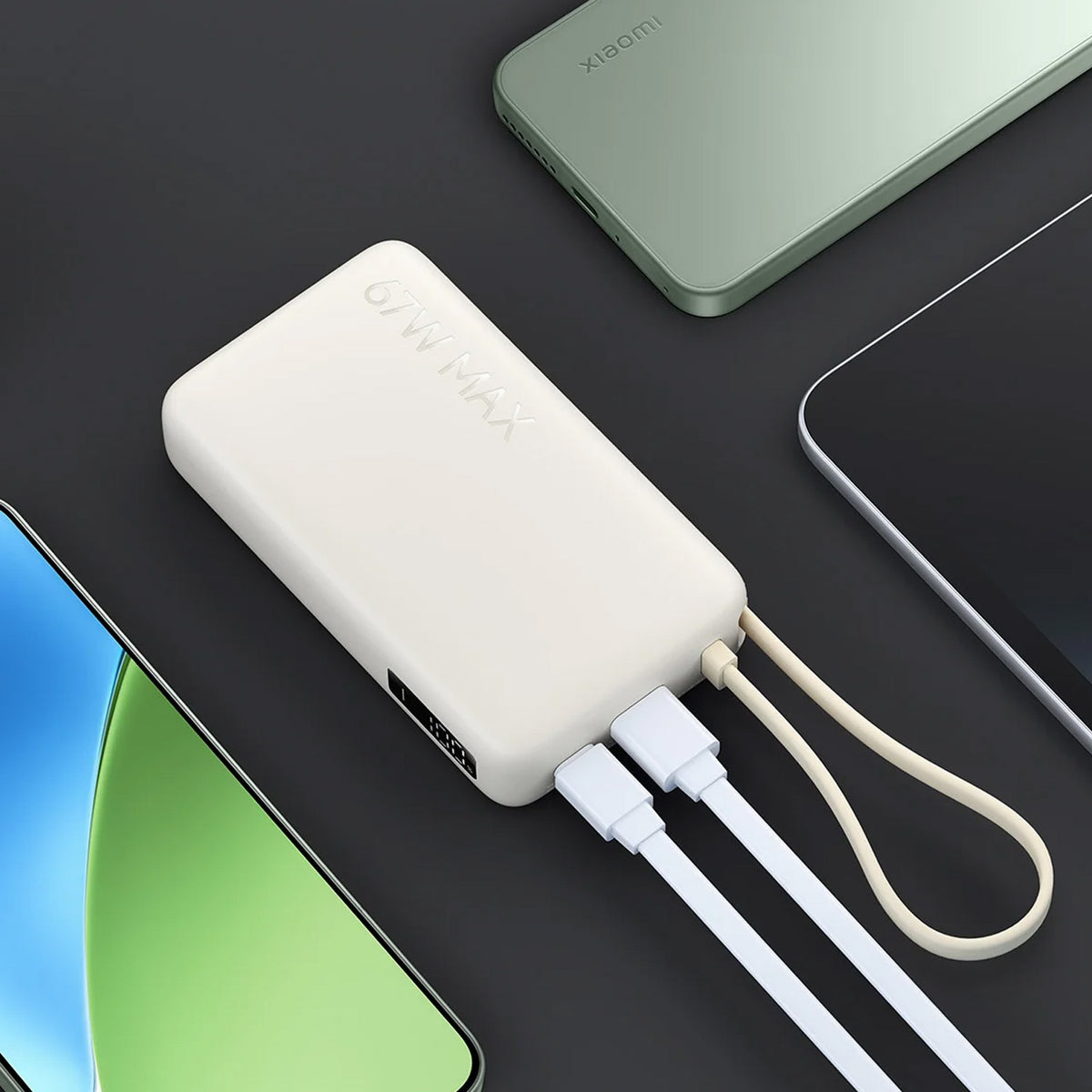 Xiaomi 67W Power Bank 10000 (integrert kabel)