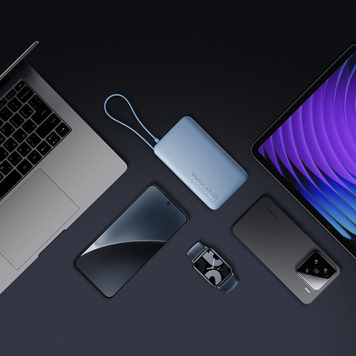 Xiaomi 67W Power Bank 10000 (integrert kabel)