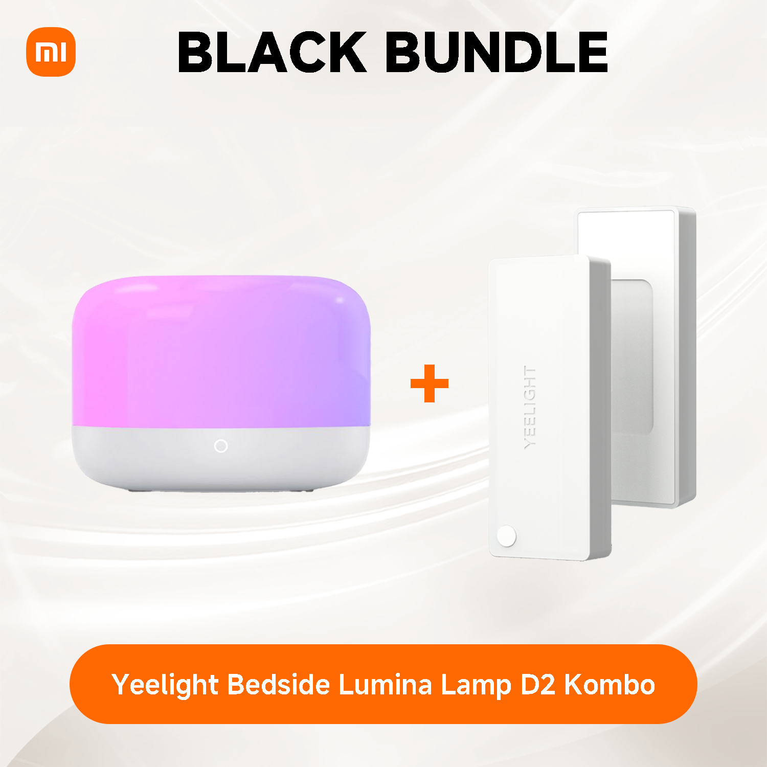 Yeelight LED Smart Lamp D2+ LED Sensor Drawer Light Kit Black Bundle