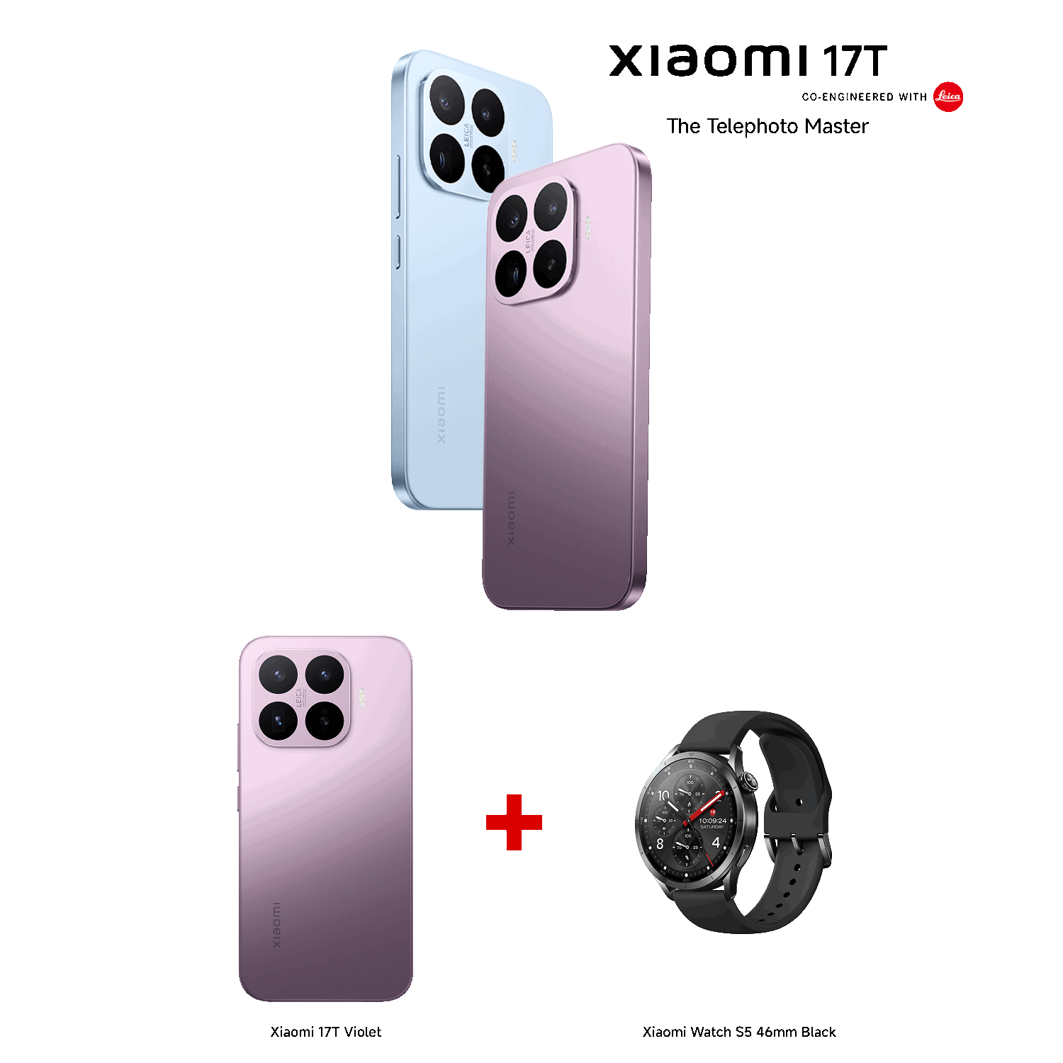 Xiaomi 17T 12GB RAM 256GB ROM + Watch S5 Bundle