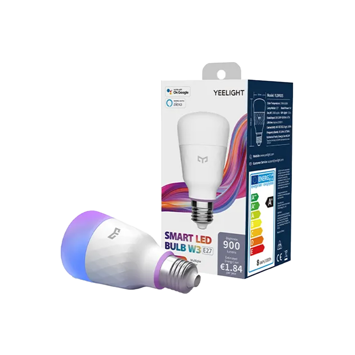 Yeelight Smart LED-pære W3 (E27 /flere farger)