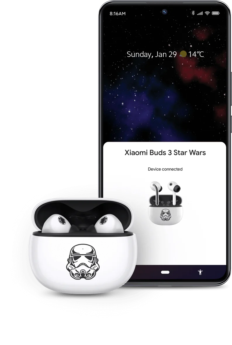 Begrenset utgave: Xiaomi Buds - Star Wars Edition Stormtrooper