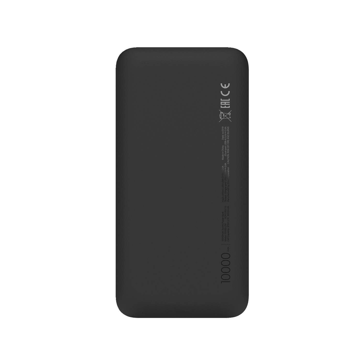 10000mAh Redmi Powerbank Black