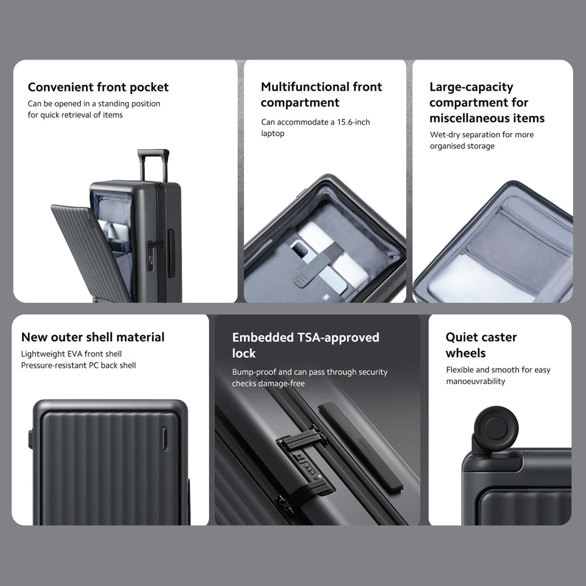 Xiaomi Frontlomme Carry-on Bagasje 20"