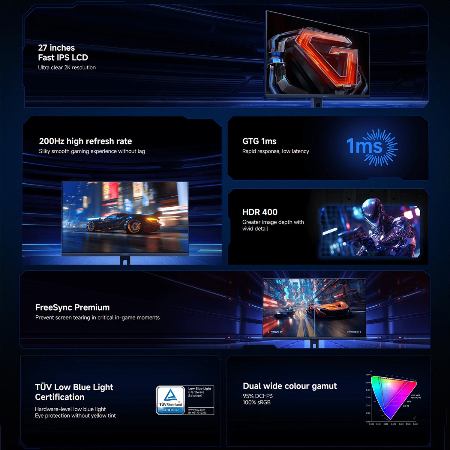 Xiaomi 2K Gaming Monitor G27Qi 2026