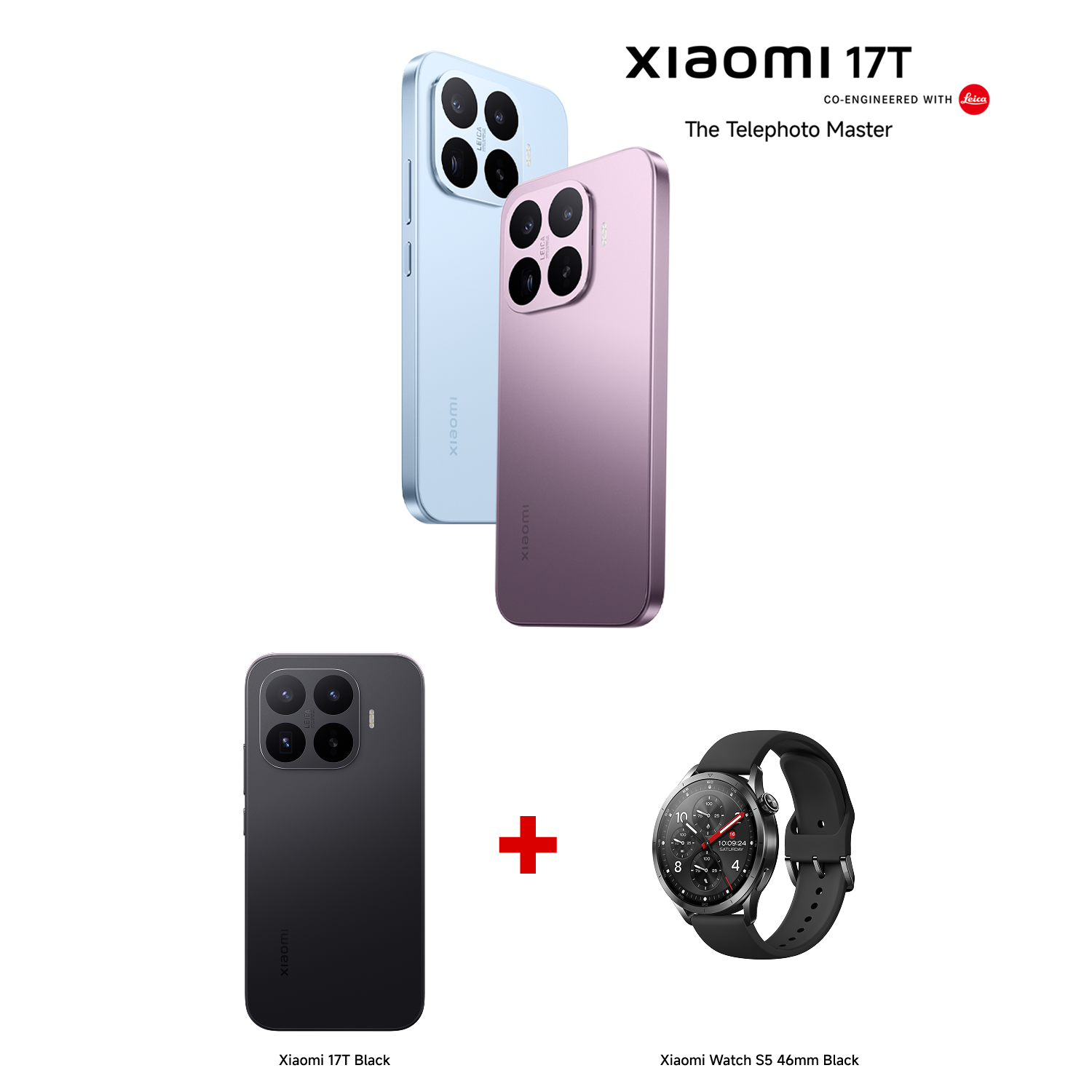Xiaomi 17T 12GB RAM 256GB ROM + Watch S5 Bundle