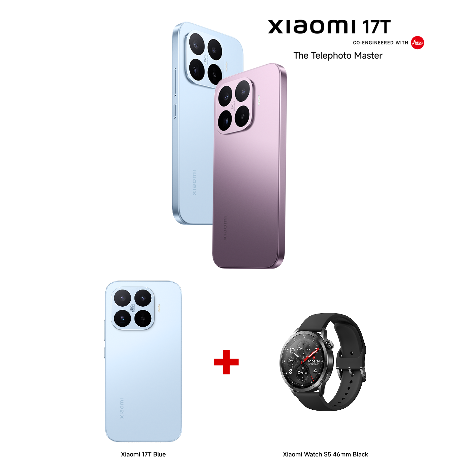 Xiaomi 17T 12GB RAM 256GB ROM + Watch S5 Bundle