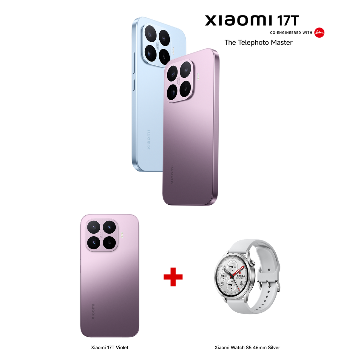 Xiaomi 17T 12GB RAM 256GB ROM + Watch S5 Bundle