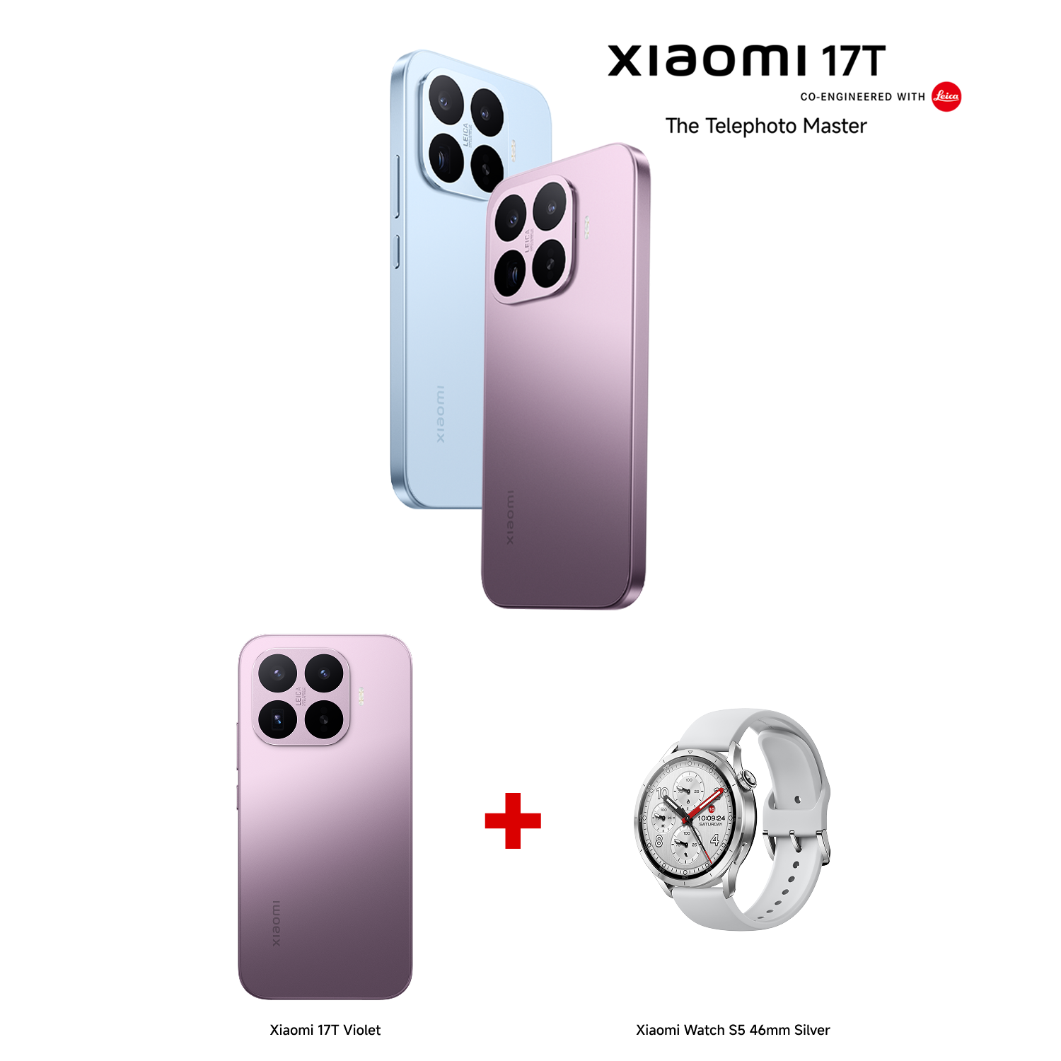 Xiaomi 17T 12GB RAM 256GB ROM + Watch S5 Bundle