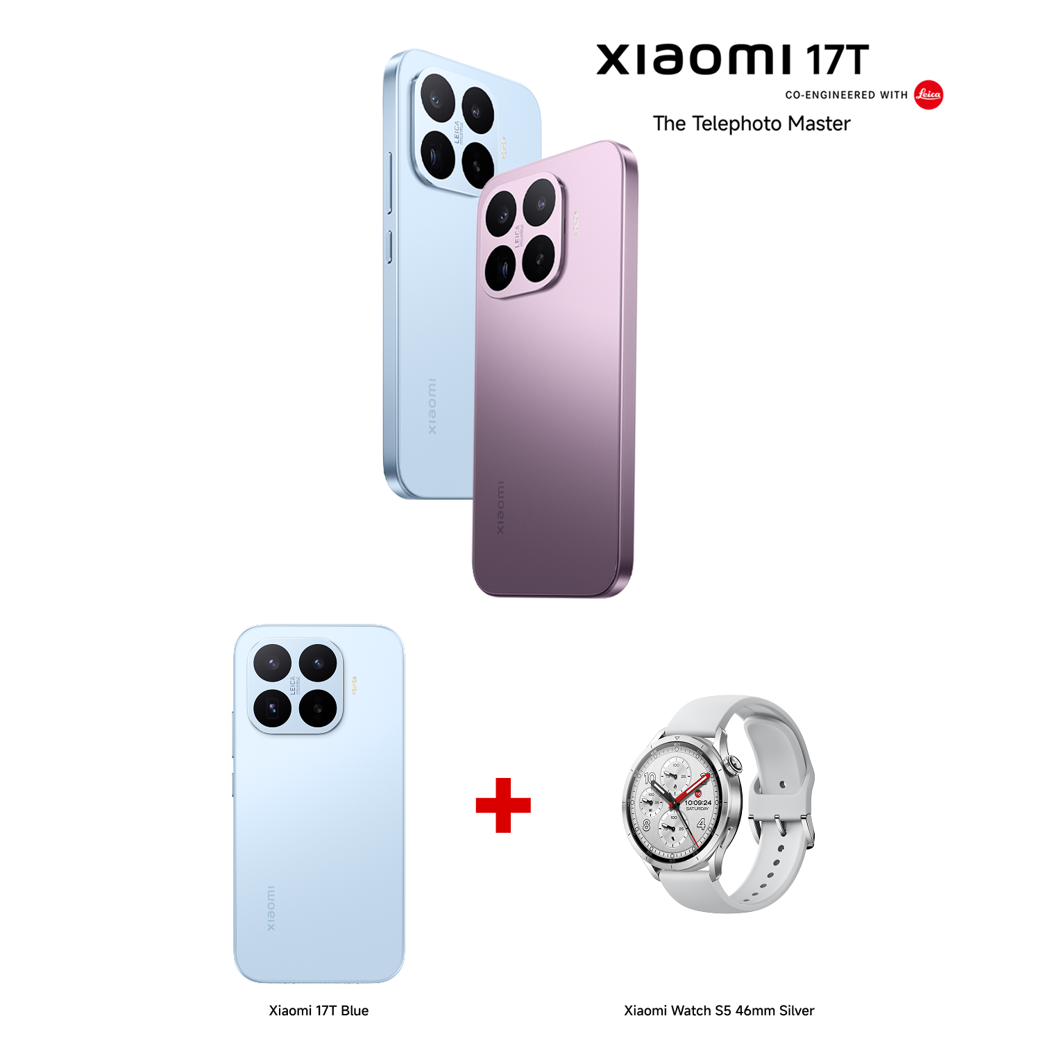 Xiaomi 17T 12GB RAM 256GB ROM + Watch S5 Bundle