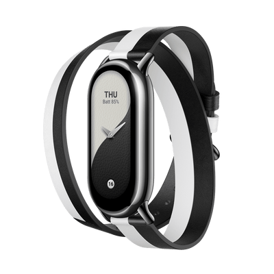 Xiaomi Smart Band 8 Double wrap Svart og hvit