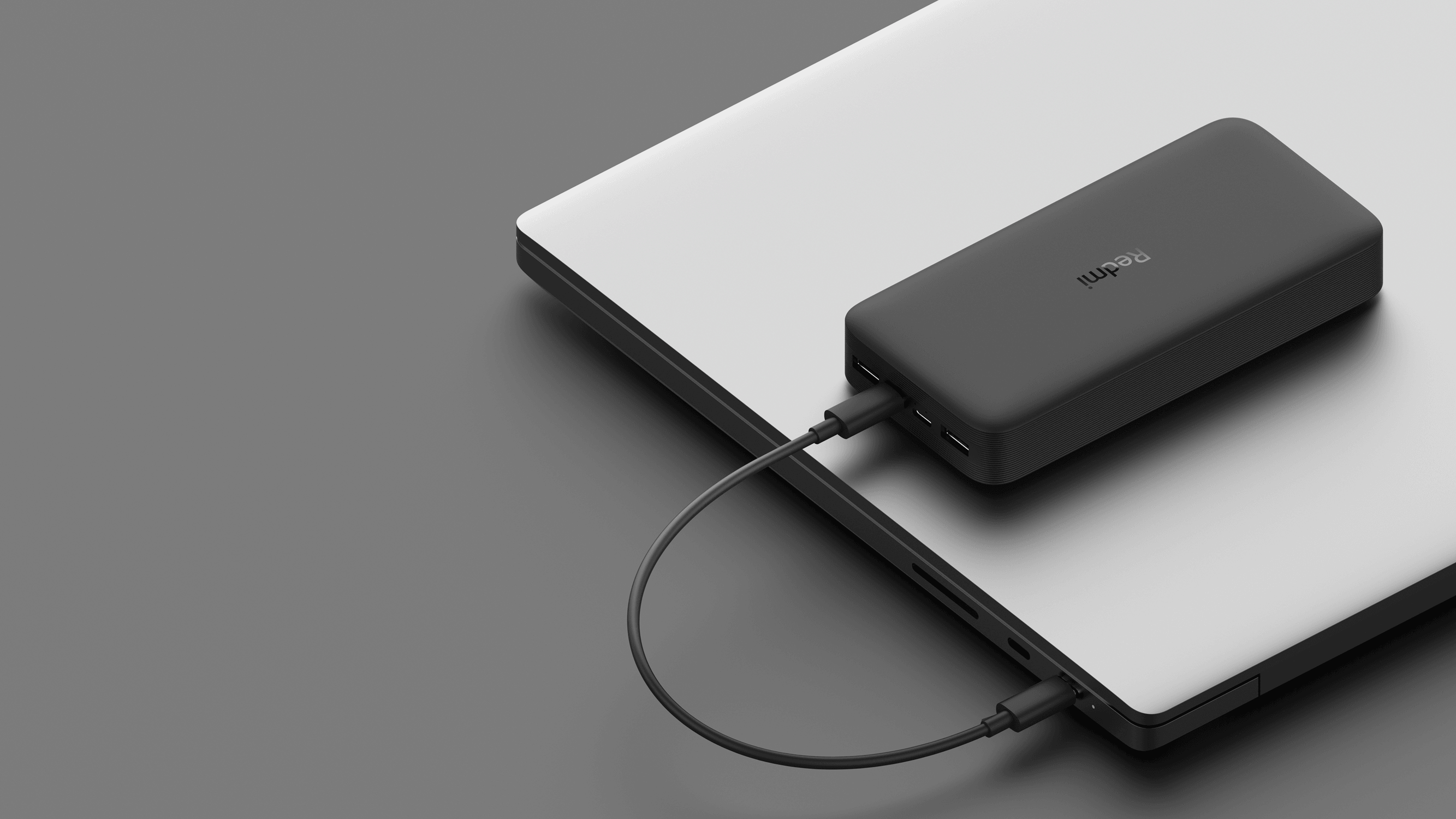 20000mah Redmi 18W Fast Charge Power Bank Black