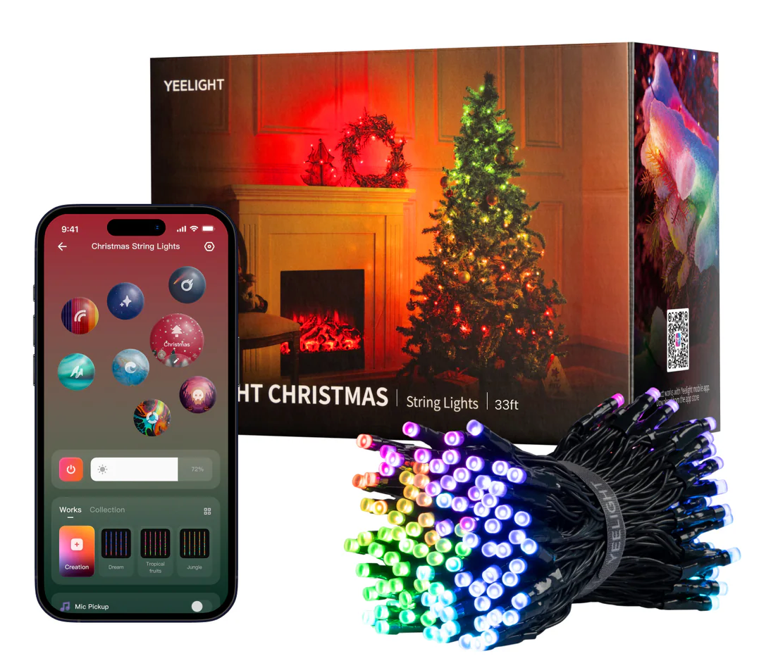 Yeelight Christmas String Light-12V-200L-10m-BLE
