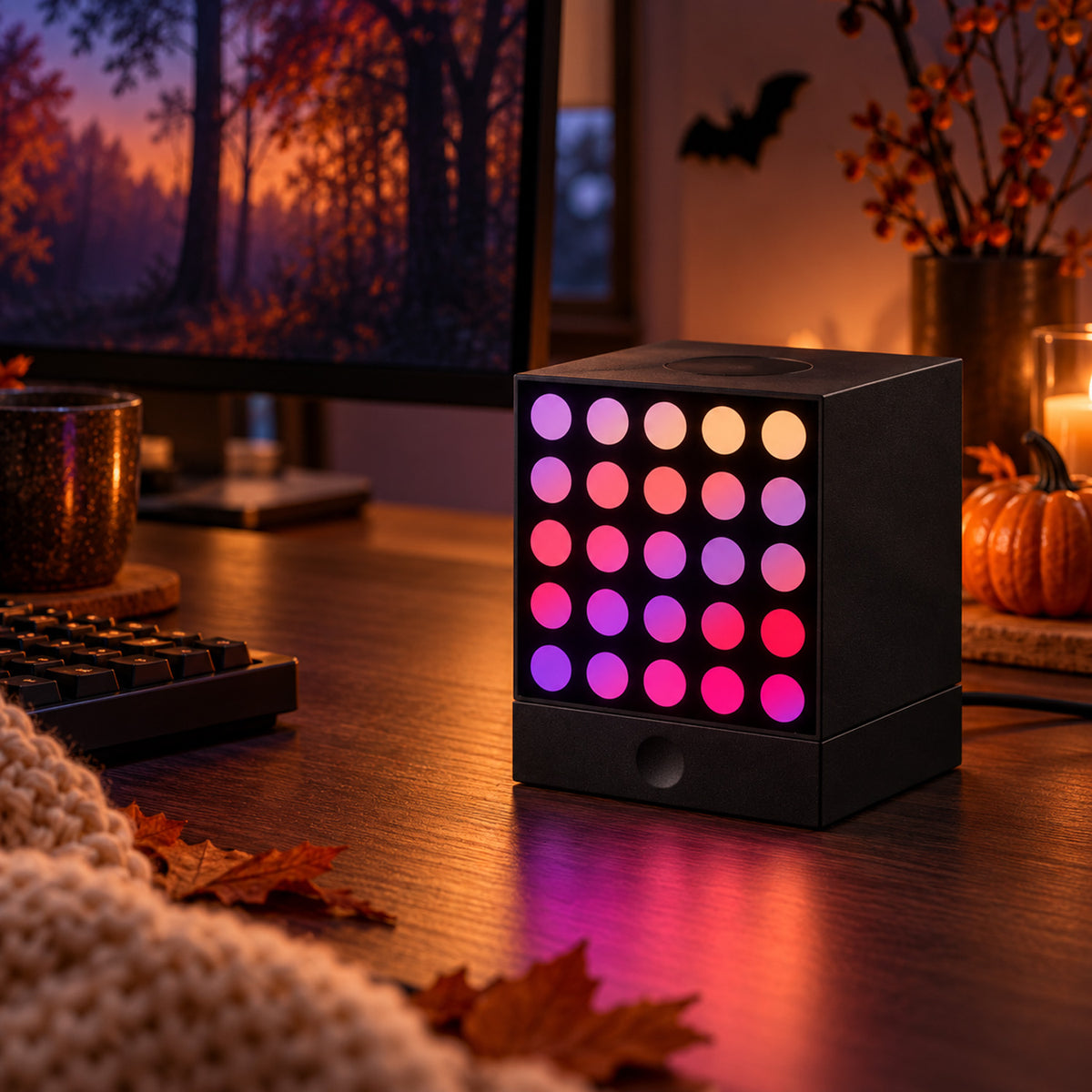 Yeelight Cube Smart Lamp - Light Gaming Cube Matrix - Rooted Base