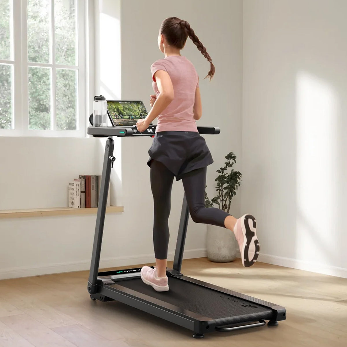 UREVO Foldi 3S Smart Auto-inclined running treadmil Black