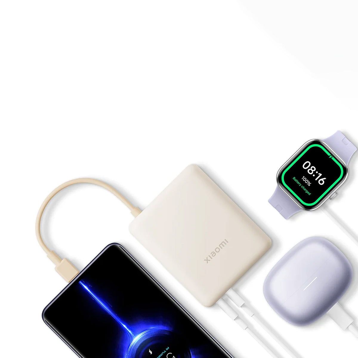 Xiaomi 33W Power Bank 10000mAh (integrert kabel)