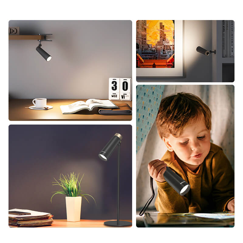 4-i-1 oppladbar skrivebordslampe