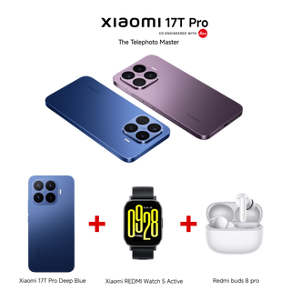 Xiaomi 17T Pro Bundle with REDMI Watch 5 Active + REDMI Buds 8 Pro